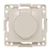 Розетка 1-м СП Стокгольм 16А IP44 с заземл. защ. шторки с крышкой механизм бел. PROxima EKF EYR16-028-10-44